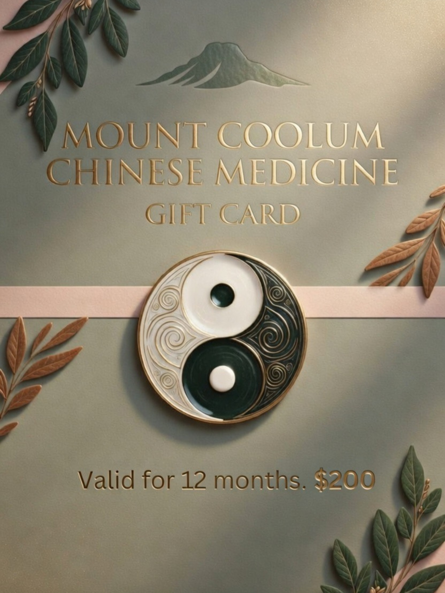 Mount Coolum Chinese Medicine Gift Card